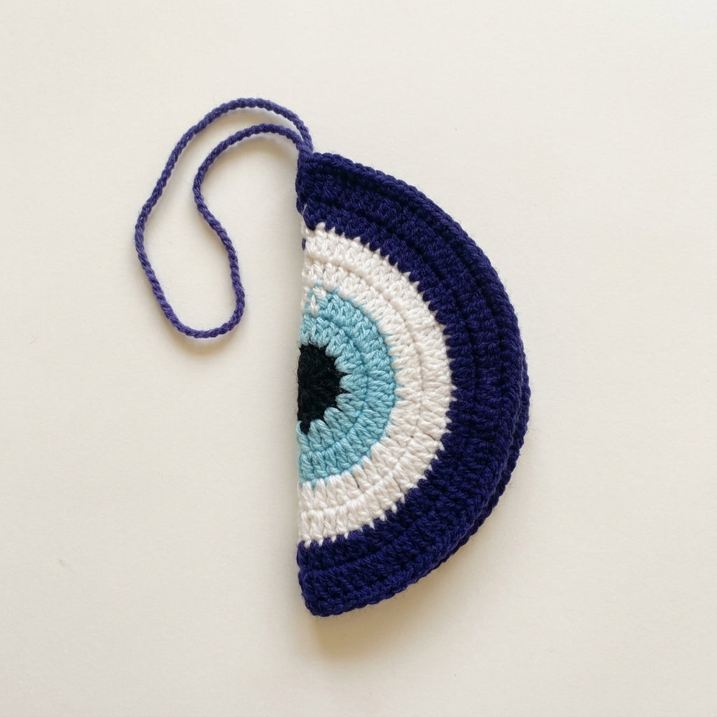 Crochet Sunglasses Cover — Evil Eye — Studio. NovoBiz ltc-ai-2297eecbcbc2bd22f20af1e61763cc6e