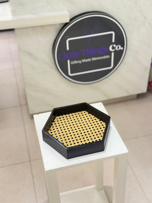 Rattan Hexagonal Tray