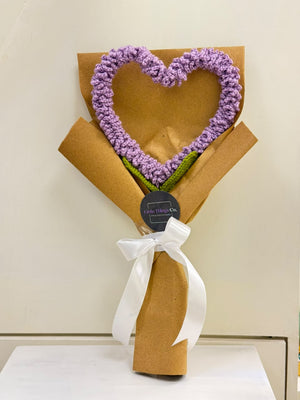 Heart Crochet Small Bouquet