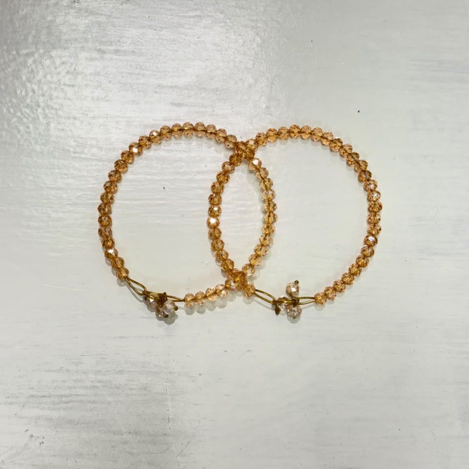 Beaded Bangles With Tassels