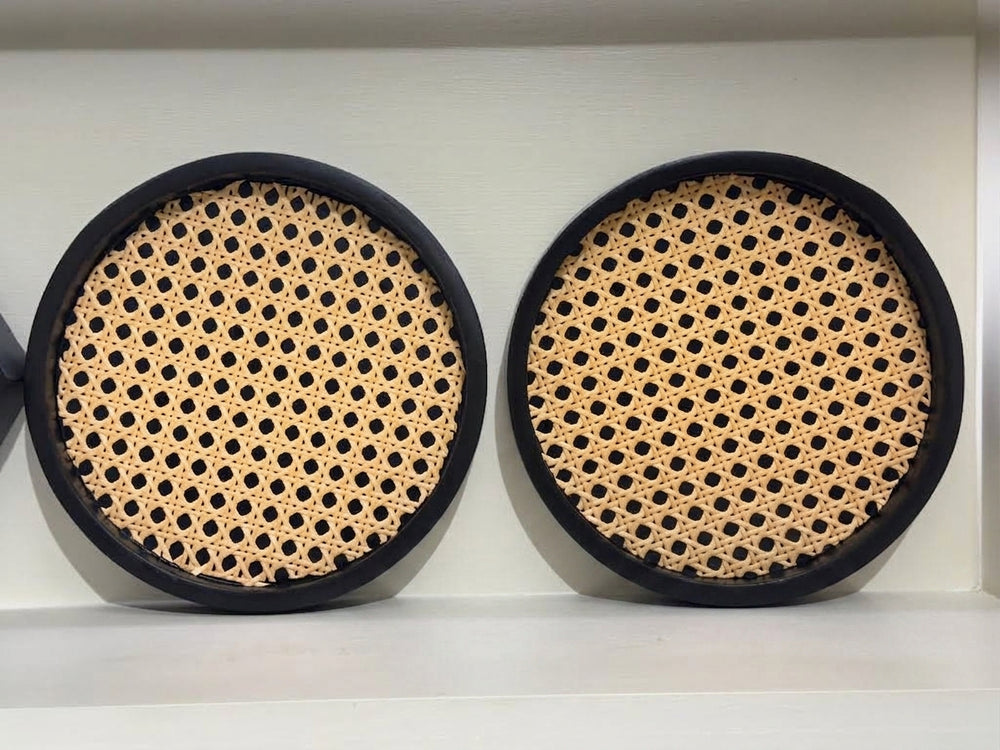 Rattan Round Tray