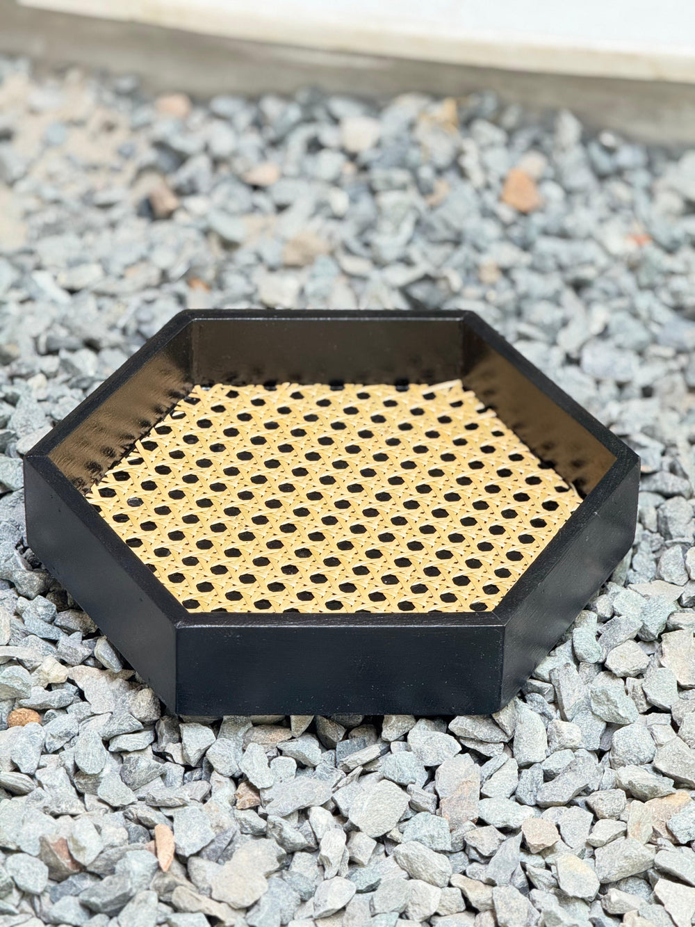 Rattan Hexagonal Tray