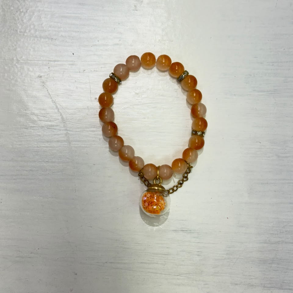 Beaded Bracelet With Charm