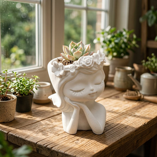Flower Girl Planter — Style Scene. Styling props are not included. NovoBiz d07a8339-9f13-482c-ab71-7e04dffe5d48