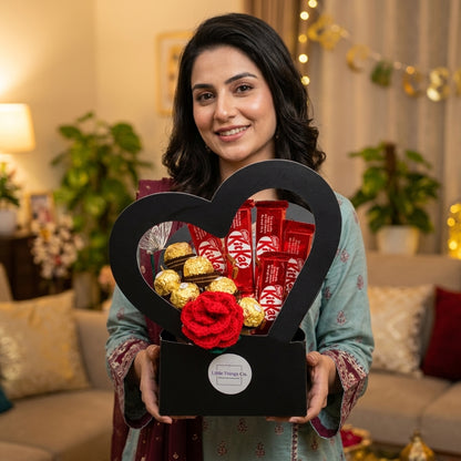 Heart Chocolate Bucket — In Use. Styling props are not included. NovoBiz 895097ca-031e-48b8-b068-6c2b911ee8f2