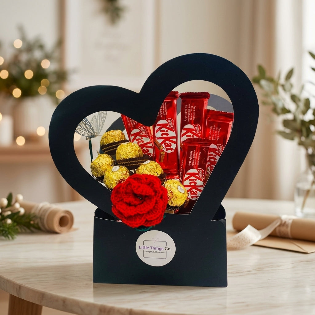 Heart Chocolate Bucket — Style Scene. Styling props are not included. NovoBiz ea50cc43-61f4-447f-9da7-68ac7f74523d