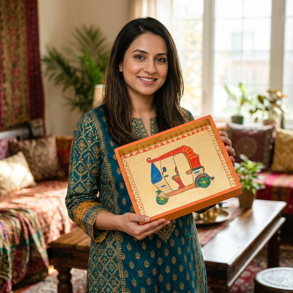 Rangrez Tray-Rikshaw — Lifestyle. Styling props are not included. NovoBiz 34cb7f80-5f7b-4b6b-b5d7-e89c3653711c