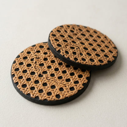 Rattan Coasters Set Of 2 — Detail. NovoBiz 25a9df4e-8964-4b2c-9f6c-1b0bd9ac5574