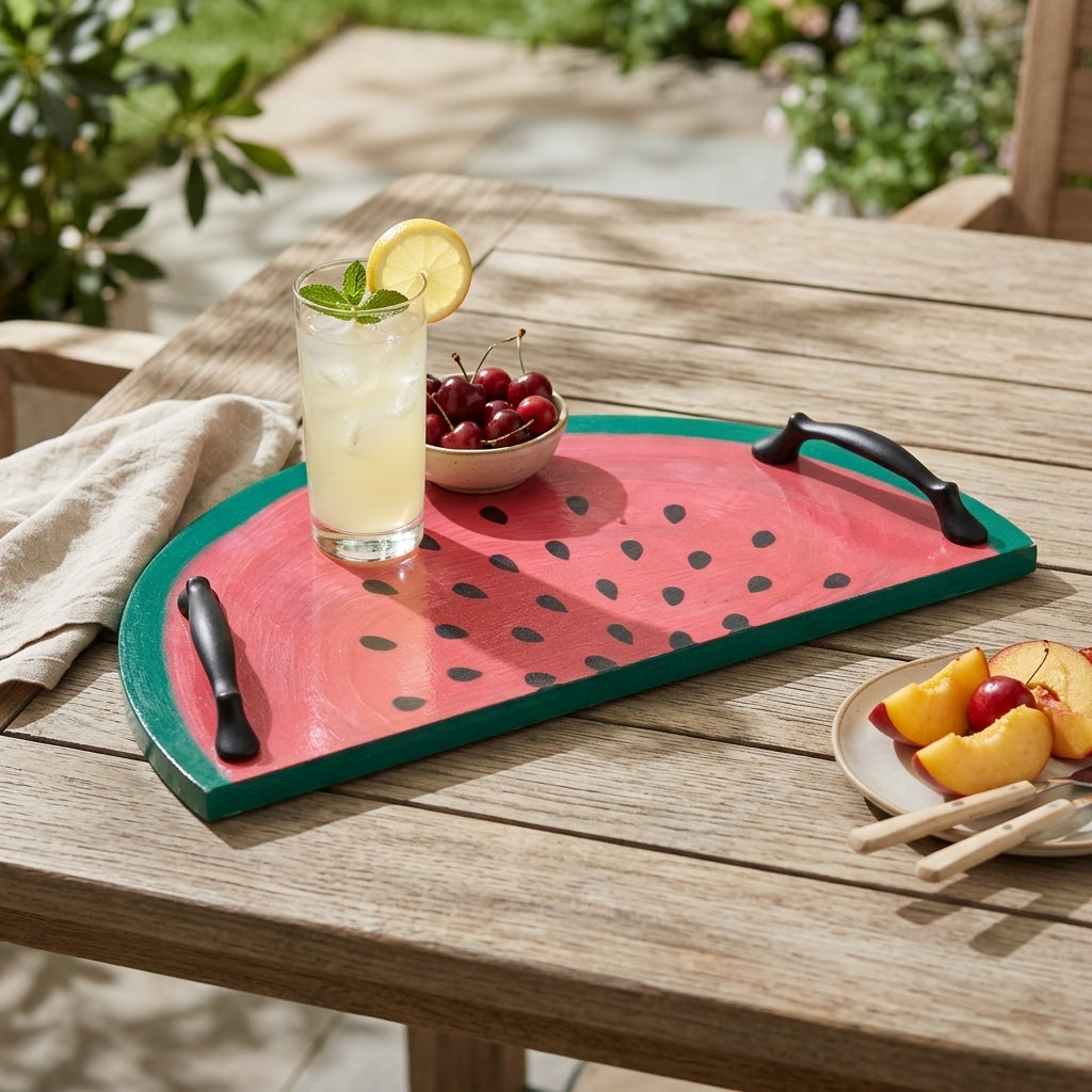 Semi Circle Tray- Watermelon — Style Scene. Styling props are not included. NovoBiz 3a963db8-faaf-4977-a643-919d06be0f23