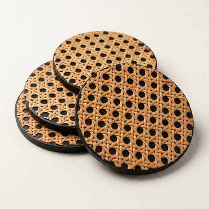 Rattan Coasters Set Of 4 — Studio. NovoBiz e3062028-3288-4034-99a7-5f7e9d76e8e7