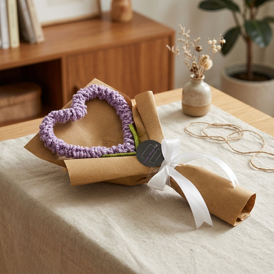 Heart Crochet Small Bouquet — Style Scene. Styling props are not included. NovoBiz aa9544ee-815e-46f0-9c06-e3bd21a9b7af