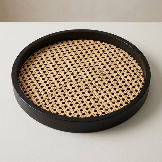Rattan Round Tray — Studio. NovoBiz e8c329cf-77ab-4781-9c29-84955356008e